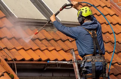 Démoussage et hydrofuge de toiture à Solaize